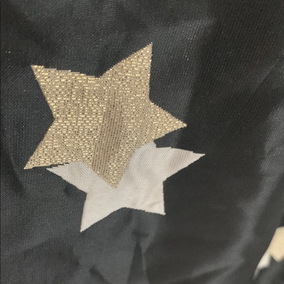 Black Star Print Kids Dress - Picture 4 of 4